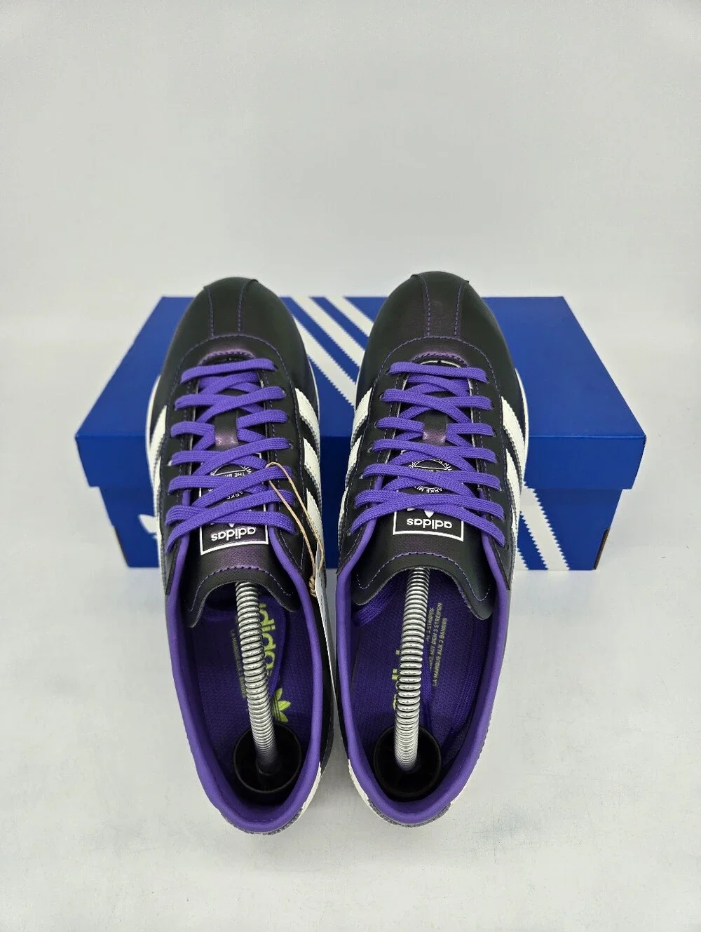 adidas Women's Tokyo IH6610 Metallic Purple Off White Shoes Size 7